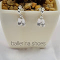 Sterling Silver Ballerina Shoe earrings - Terciany 