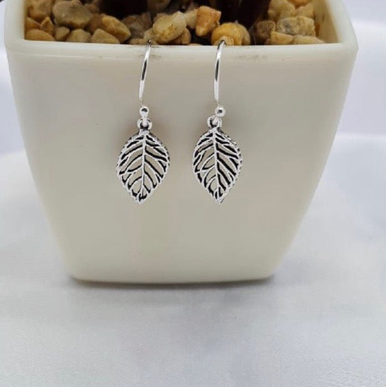 14X18 Mm Leave Drop Earrings