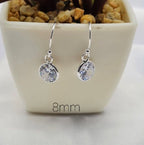8 mm Cubic Zirconia Short Stem Earrings - Terciany 